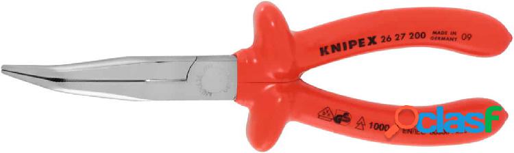 KNIPEX - Pinza a becchi mezzotondi piegati isolata a norme