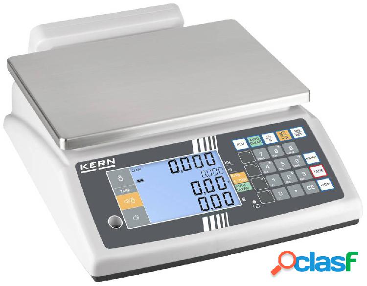 Kern RFE 15K3M Bilancia calcolo prezzi Portata max. 15 kg