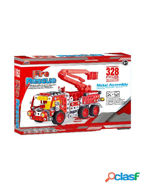 Kidz corner - mekkano camion dei pompieri 328 pezzi