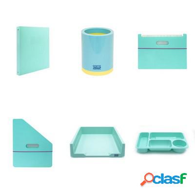 Kit Scrivania Scatto Pastello colore verde