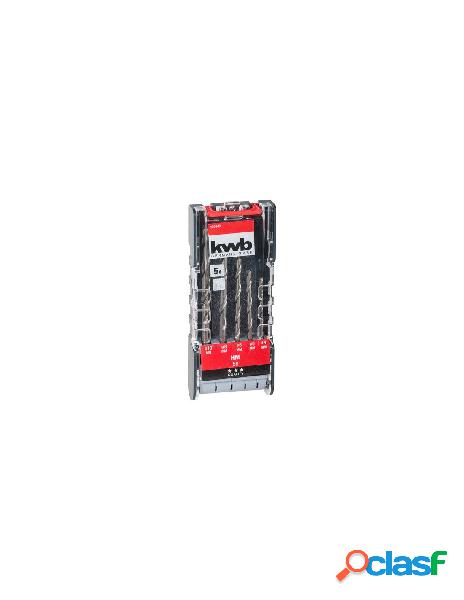 Kwb - set punte trapano kwb 109140 astuccio 5 pz