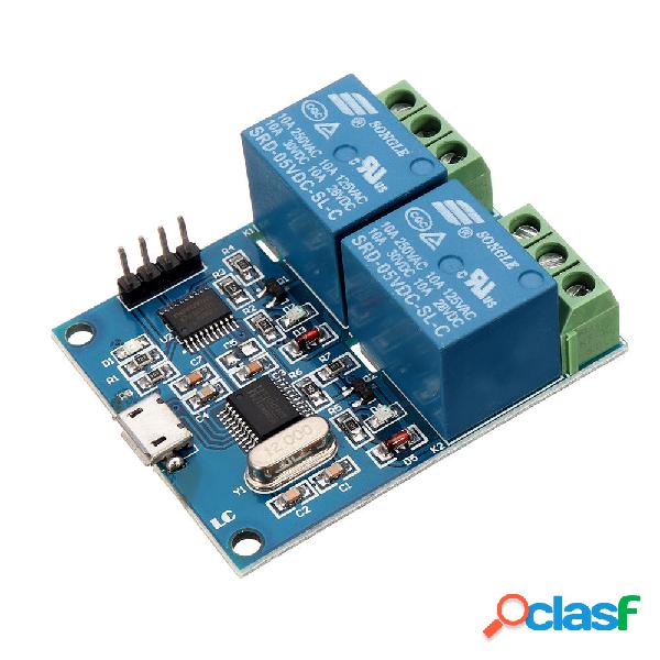 LCUS-2 Modulo relè USB a doppio canale Interruttore di