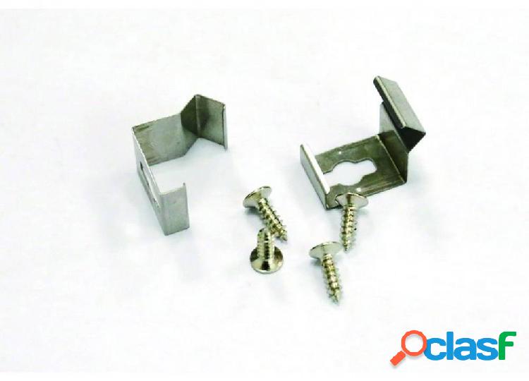 LEDmaxx LCV13 LEDconnect Clip di montaggio (90°) Kit da 2