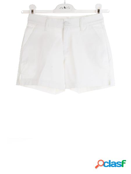 LU LU BY MISS GRANT shorts bambina BIANCO