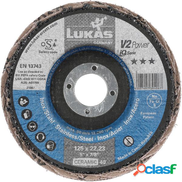LUKAS - Disco abrasivo lamellare V2 Power, (CER),