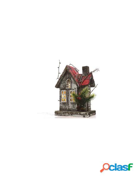 Led firlegno house ind bo w pignas w twigs excl.: 3x aa