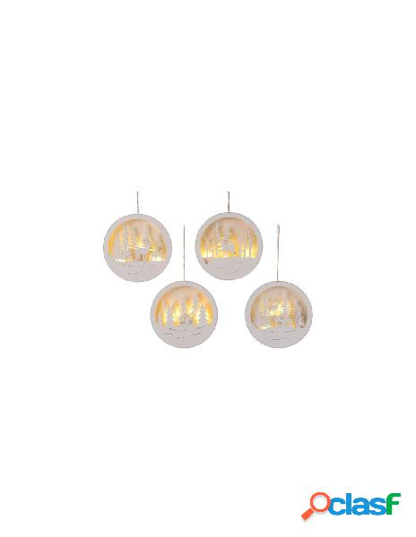 Led round scene 4ass ind bo warm white