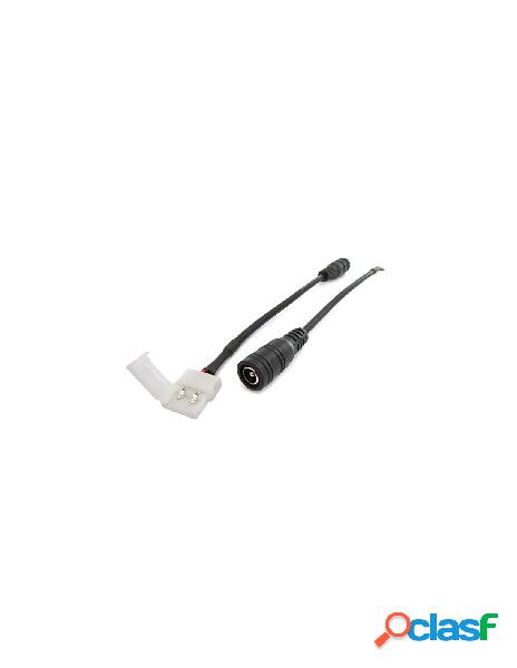 Ledlux - 2 pz connettori 10mm senza saldatura per striscia