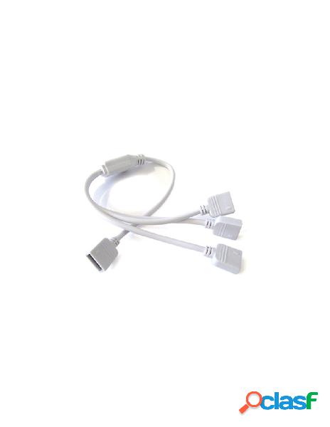 Ledlux - 2 pz connettori splitter duplicatore sdoppiatore