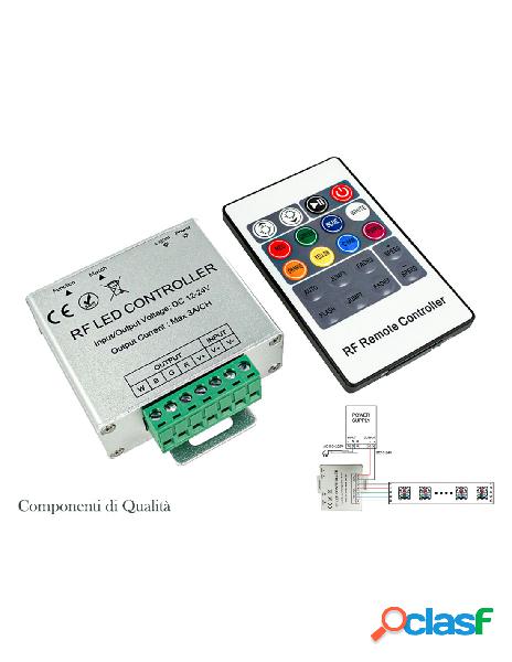 Ledlux - centralina rgbw controller 4 canali 12v 24v 4x3a