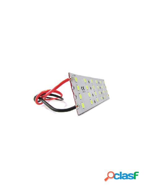 Ledlux - pannello plafoniera led flessibile 24v 8w bianco