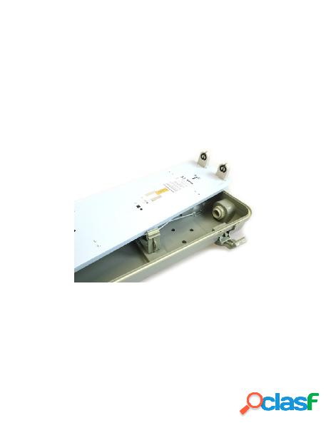 Ledlux - plafoniera stagna doppio tubo led t8 150cm x 2