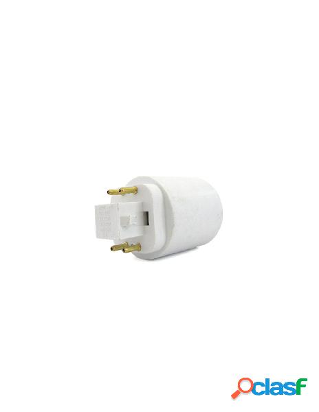 Ledlux - set 2 convertitore adattatore portalampada per
