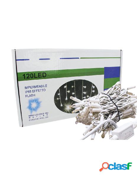 Ledlux - tenda luminosa da esterno professionali 120 luci 3m