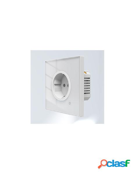 Ledlux - zigbee 3.0 presa da muro versione eu schuko 86x86