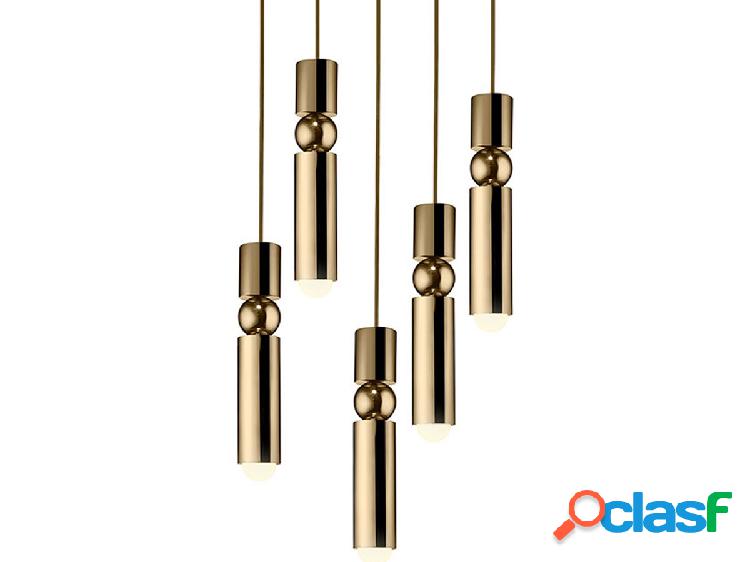 Lee Broom Fulcrum Chandelier 5 Piece Lampada a Sospensione