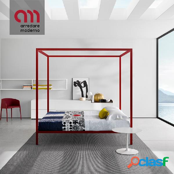 Letto Aluminium Bed MDF Italia Baldacchino