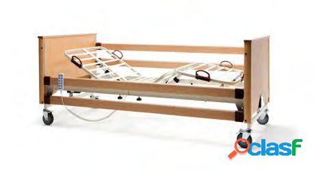 Letto ortopedico elettrico 3 snodi 4 sezioni maniglie