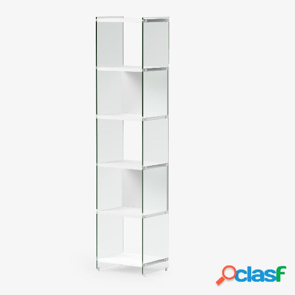 Libreria componibile Byblos da cm.45 - fianco alto 202 cm