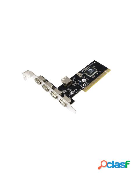 Logilink - scheda pci 4+1 porte usb 2.0