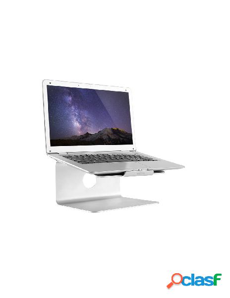 Logilink - supporto per notebook in alluminio base girevole