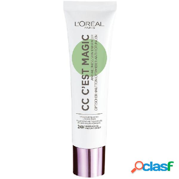 Loreal paris cest magic cc cream crema anti-rossori verde