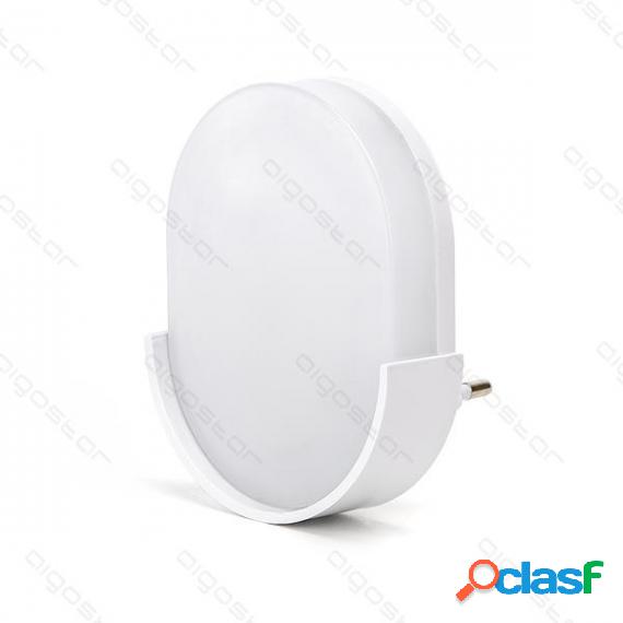 Luce Notturna Led 1W 40Lumen Con Sensore Giornonotte Mod.1