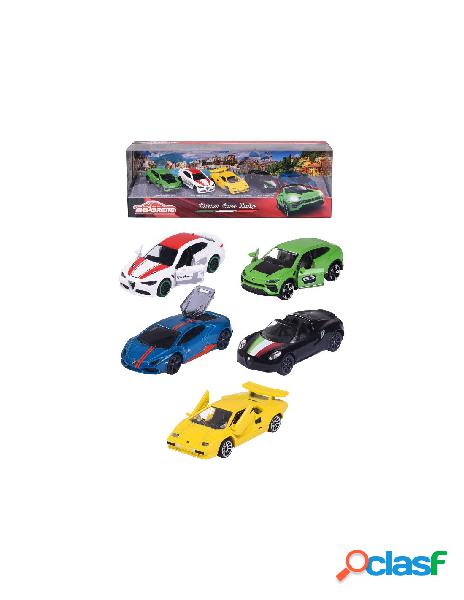 Majorette dream cars italy, giftpack 5 pz