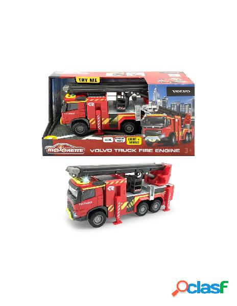 Majorette grand series volvo fmx camion pompieri, luci e