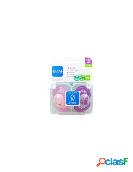 Mam 2 succhietti original night silicone 16m+ femmina