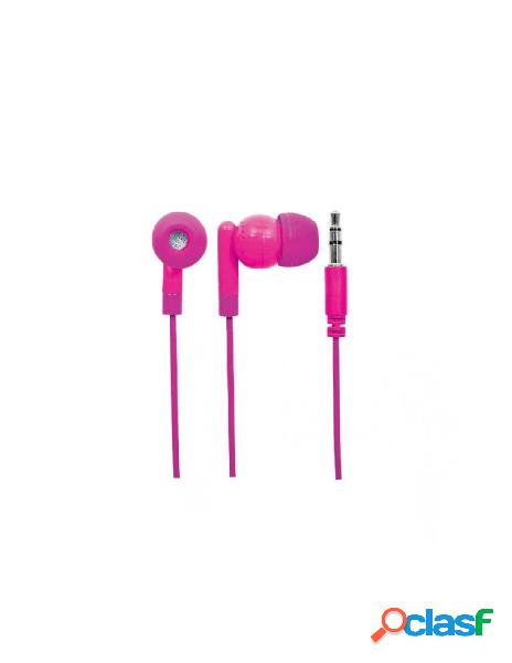 Manhattan - auricolari pop in-ear viola e fucsia