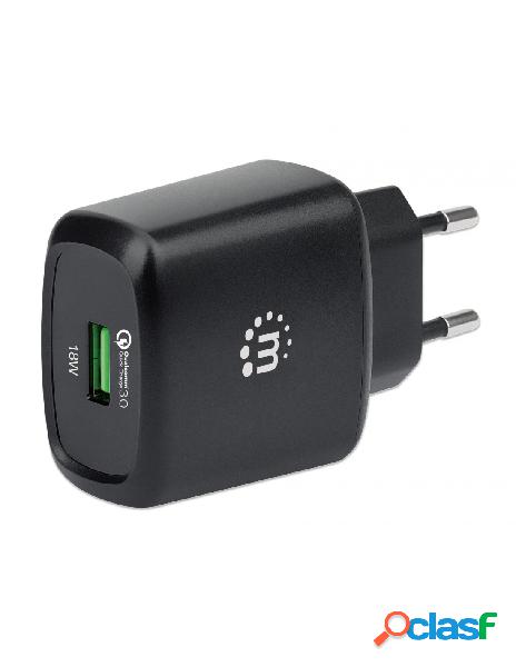 Manhattan - caricatore usb da muro qc3.0 18w quick