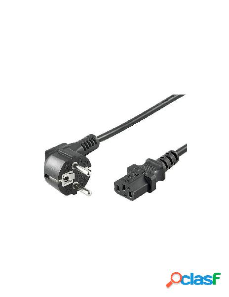 Manhattan - cavo alimentazione c13 f a schuko angolato 1,8m