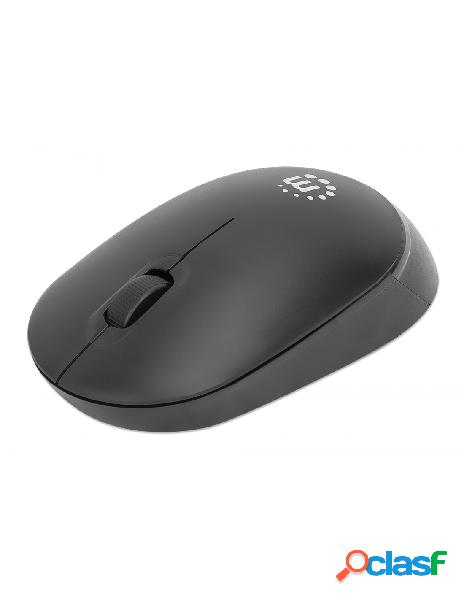 Manhattan - mouse ottico usb wireless performance iii nero