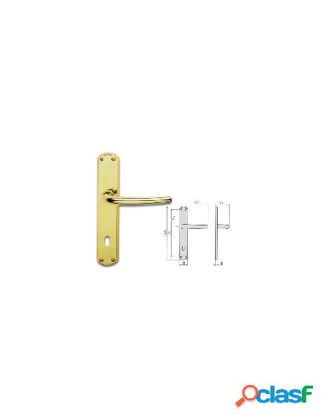 Maniglie porta ghidini 55744087001 milena ottone lucido