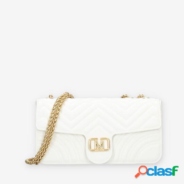 Marc Ellis Flat Soho Borsa a tracolla bianca
