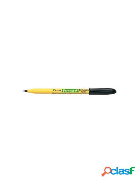Marcatore pilot permawash colore nero per tessuti