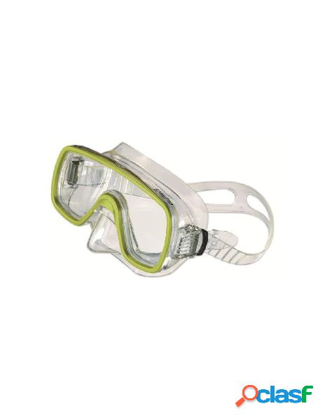 Maschera domino jr trasp./giallo astuccio
