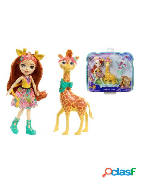 Mattel - enchantimals gillian la giraffa e pawl