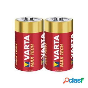 Max tech 2x alkaline d batteria monouso alcalino