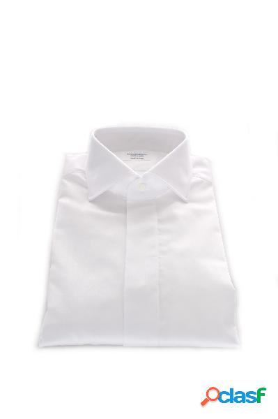 Mazzarelli Camicie Classiche Uomo Bianco