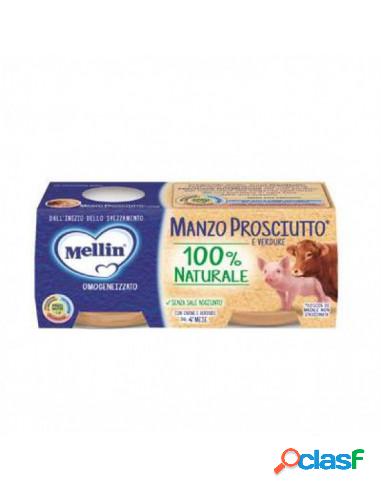 Mellin - Omogeneizzato Manzo Prosciutto E Verdure 2x80g