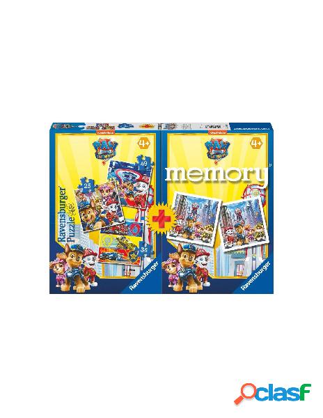 Memory + 3 puzzle multipack paw patrol movie
