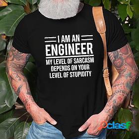 Mens Unisex T shirt Tee Cool Shirt Crew Neck Letter Print