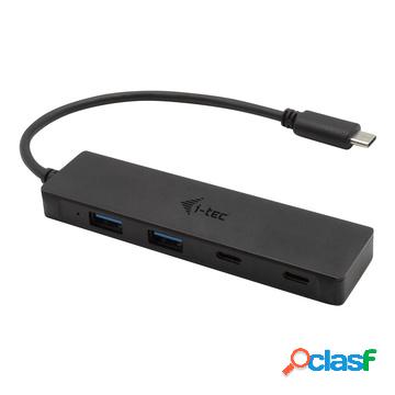 Metal usb-c hub 2x usb 3.0 + 2x usb-c