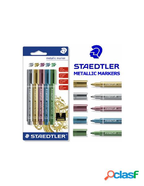 Metallic pen blister da 5