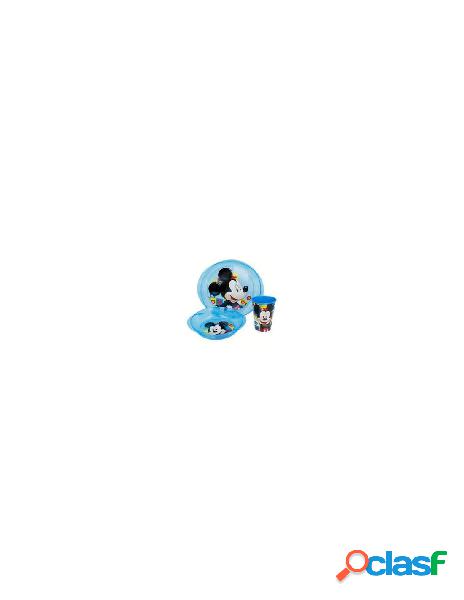 Mickey blu set pappa 3 pz art.19080