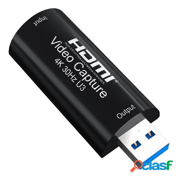 MnnWuu Scheda di acquisizione video HDMI 4K 30Hz HDMI a USB