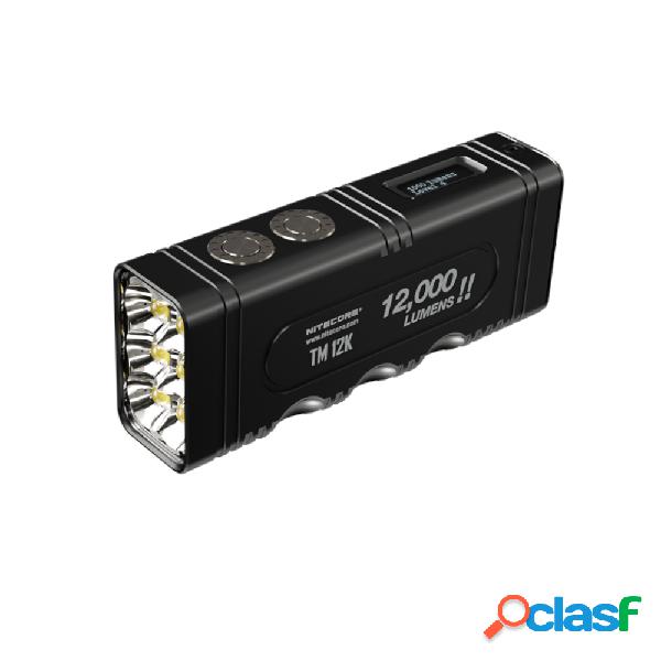 NITECORE TM12K 6x XHP50 12,000 Lumen Strong Light GUIDATO
