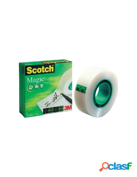 Nastro adesivo invisibile scotch magic, value pack, 6 rotoli